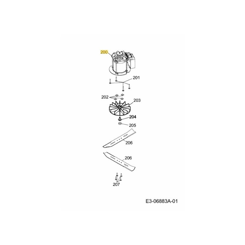 Moteur électrique : 1200 W : YAT : 34/37, carte de circuit imprimé neuve 624-04033A d'origine MTD