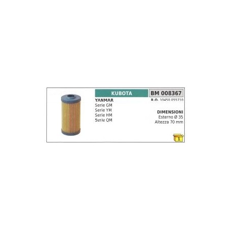 Fuel filter KUBOTA GM - YM - HM - QM series lawn tractor 10450.055710 | Newgardenstore.eu