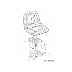 ASIENTO RESPALDO ALTO 757-05233 ORIGINAL MTD | Newgardenstore.eu