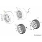 WHL:COMPL:22 X 9,5 X 12:SQ SH 634-04698-CB ORIGINAL MTD