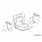 SEAT HIGH BACK 757-05967 ORIGINAL MTD SEAT HIGH BACK 757-05967 ORIGINAL MTD