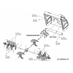 Getriebebaugruppe 30"-Förderschnecke 618-06061 Original MTD
