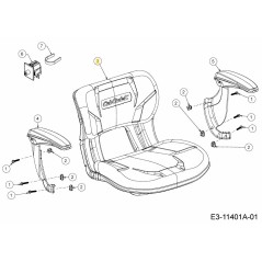 SIÈGE:HI:CUB:OPS &amp- ARM OPT 757-05009C ORIGINAL MTD | Newgardenstore.eu