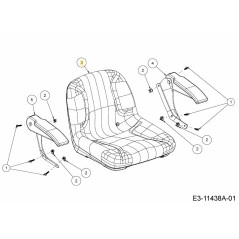 ASIENTO: RESPALDO ALTO: NEGRO: OPS 757-05240 ORIGINAL MTD