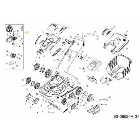 MOTOR ELÉCTRICO . 092.64.542 ORIGINAL MTD | Newgardenstore.eu