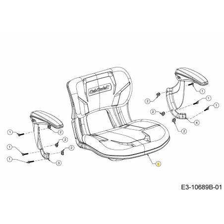 ASIENTO RESPALDO ALTO 757-05099 ORIGINAL MTD | Newgardenstore.eu