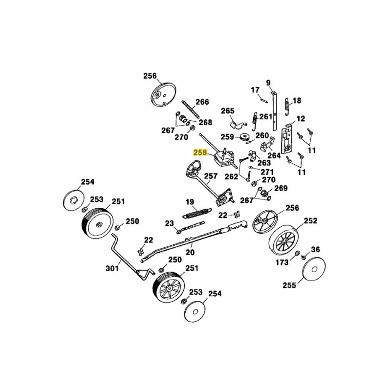 2-Gang-Getriebe 1099000 ORIGINAL MTD
