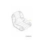 ASIENTO: RESPALDO ALTO: NEGRO 757-04086 ORIGINAL MTD