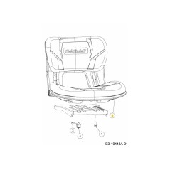 SIÈGE À DOSSIER HAUT 757-05075 ORIGINAL MTD | Newgardenstore.eu