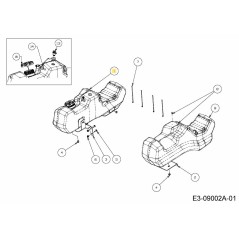 TANQUE DE COMBUSTIBLE IZQUIERDO 651-05090 ORIGINAL MTD | Newgardenstore.eu