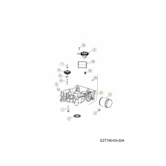 CARTER D'HUILE KH-005765 ORIGINAL MTD