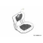 SEAT:HIGH BACK:WOLF 757-05087 ORIGINAL MTD