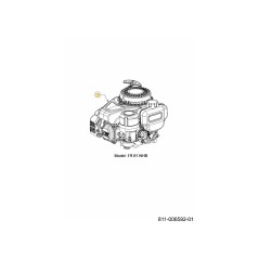 MOTOR: ZS: 132 cc: VS EU 752Z1R61NHB ORIGINAL MTD | Newgardenstore.eu