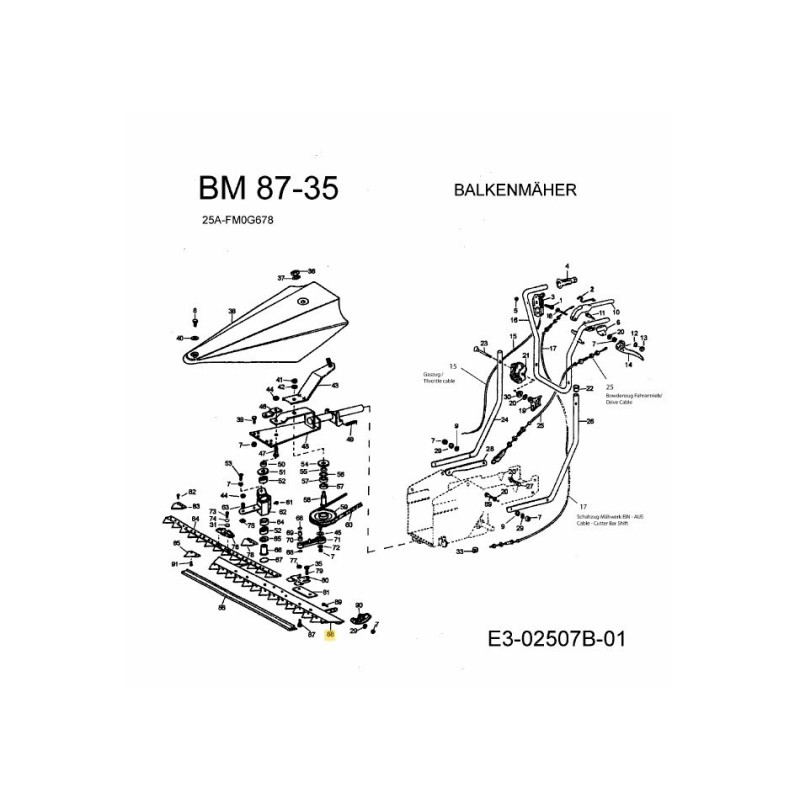 CUERPO DE BARRA 87 CM 092.48.790 ORIGINAL MTD CUERPO DE BARRA 87 CM 092.48.790 ORIGINAL MTD