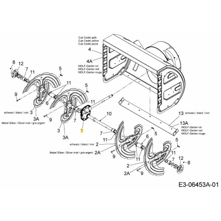 TRANSMISSION CPL. 618-04514 ORIGINAL MTD | Newgardenstore.eu