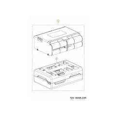 KIT DE SERVICIO BATERÍA 7.2 AMP 753-11258 ORIGINAL MTD | Newgardenstore.eu
