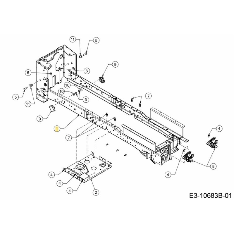 CATCHER FRAME 683-05406A-S ORIGINAL MTD