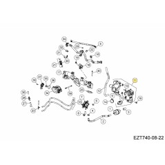 KIT POMPA / MODULO CARBURANTE KH-010275 ORIGINALE MTD | Newgardenstore.eu