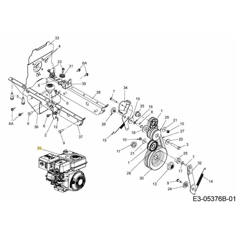 MOTOR MTD 752Z170-THB ORIGINAL MTD