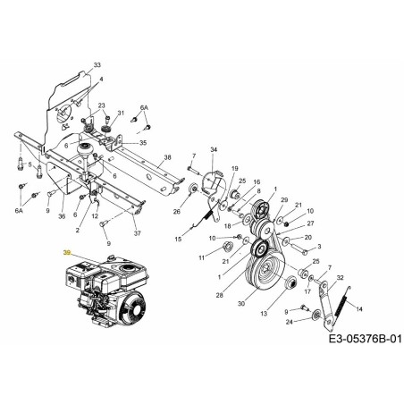 MOTOR MTD 752Z170-THB ORIGINAL MTD | Newgardenstore.eu