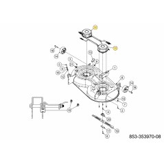 MOTORE-48V DECK 42IN BLDC 724-05189 ORIGINALE MTD | Newgardenstore.eu