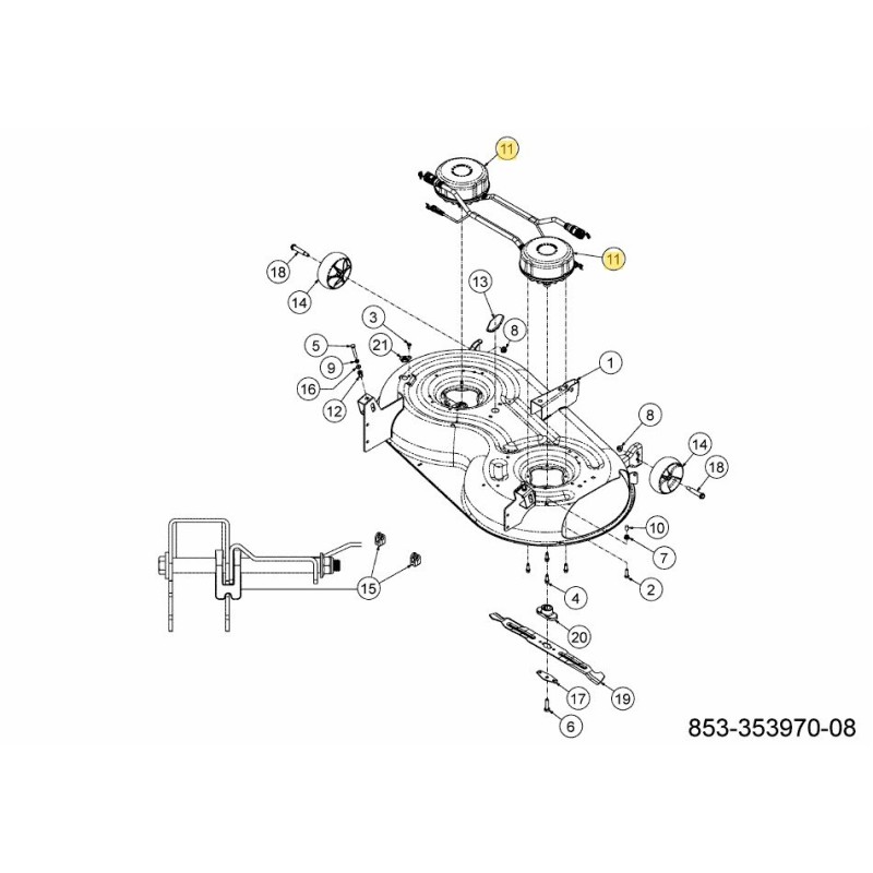 MOTOR-48V DECK 42IN BLDC 724-05189 ORIGINAL MTD