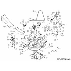 PONTE ASM 105CM LT-5 683-04390G-S ORIGINALE MTD