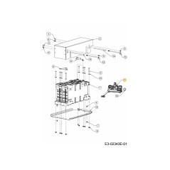 CARICABATTERIE 48V 650W LI-ION 725-13245 ORIGINALE MTD