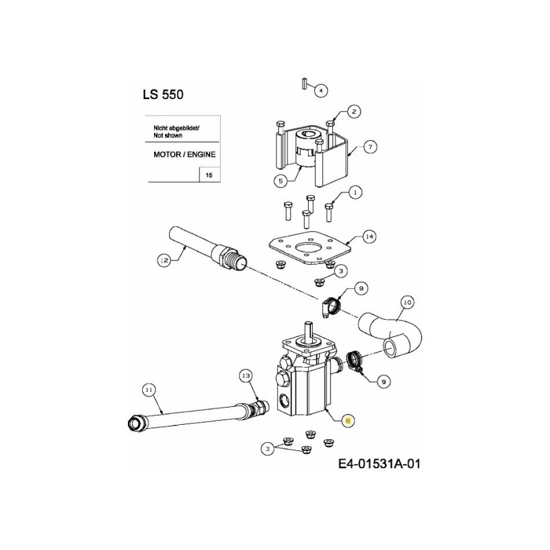 POMPA A INGRANAGGI 718-04127 ORIGINALE MTD