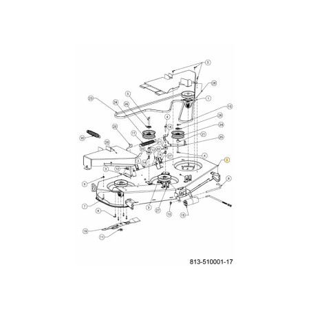 ASSEMBLAGE DE PONT : SOUDURE : 54 FAB : EU 683-05359D-S ORIGINAL MTD | Newgardenstore.eu