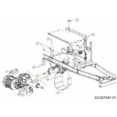 TRANSMISIÓN ELÉCTRICA 618-07424 ORIGINAL MTD | Newgardenstore.eu