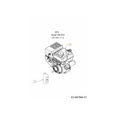 ENGINE CPL. 490-SHC 752Z490-SHC ORIGINAL MTD
