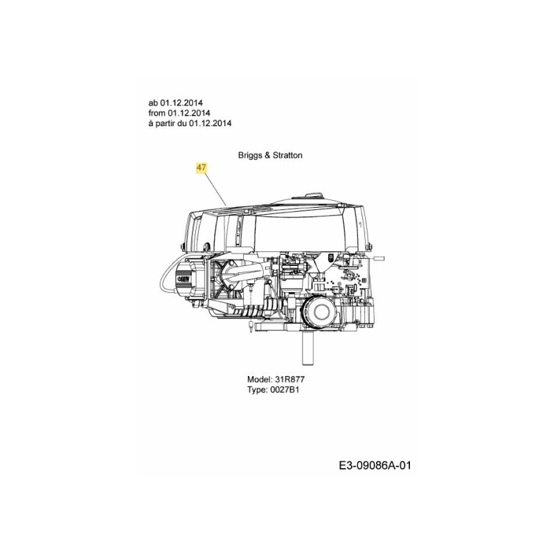 B-MTR:B&-S:500cc:4185 S INTEK 752B0027B1 ORIGINAL MTD B-MTR:B&-S:500cc:4185 S INTEK 752B0027B1 ORIGINAL MTD