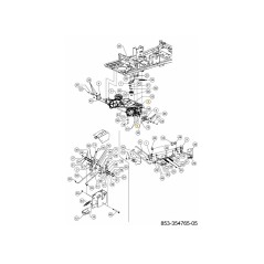 TRASMISSIONE ASM HYDRO RH 618-09951 ORIGINALE MTD