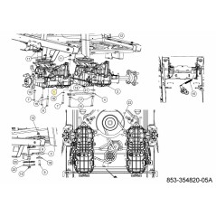 TRASMISSIONE IDRO SX 618-09959 ORIGINALE MTD | Newgardenstore.eu