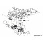 TRASMISSIONE LH EZT2200 618-07468 ORIGINALE MTD