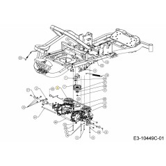 TRANSMISIÓN IZQUIERDA EZT2200 618-07913 ORIGINAL MTD | Newgardenstore.eu