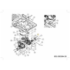 TRANSMISSION HYDRO RH 618-09968 ORIGINAL MTD | Newgardenstore.eu