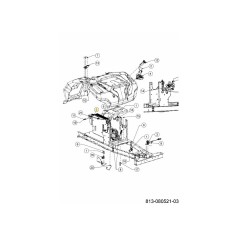 PANEL ASM MOTOR CONTROL 625-08977 ORIGINAL MTD | Newgardenstore.eu