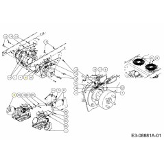GETRIEBE RH 618-07022 ORIGINAL MTD