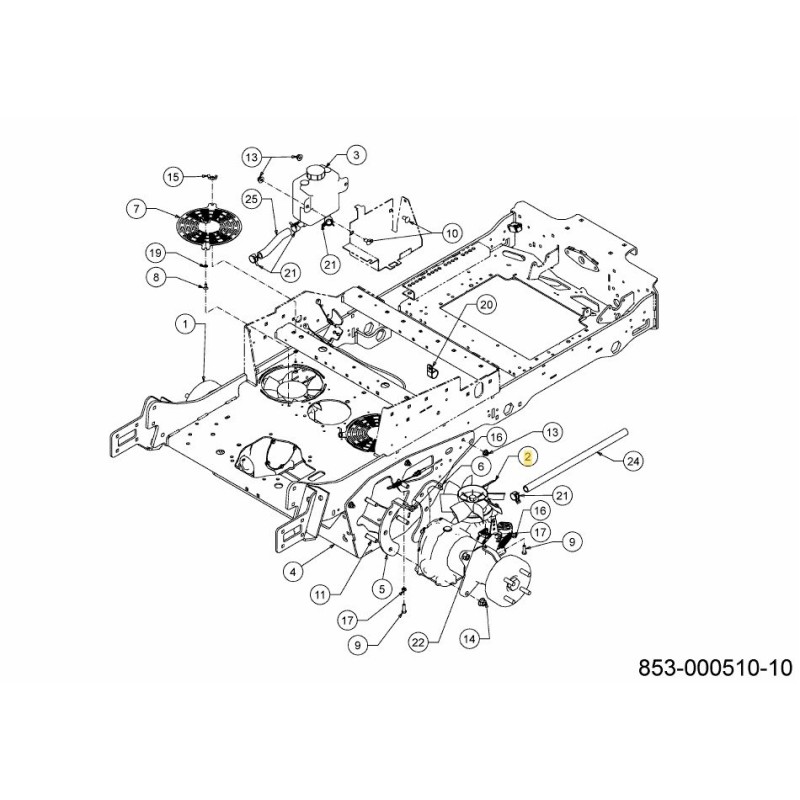 GETRIEBE RH 618-07022B ORIGINAL MTD