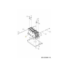 LI-ION BATTERY 48V 30AH 625-06390C ORIGINAL MTD | Newgardenstore.eu