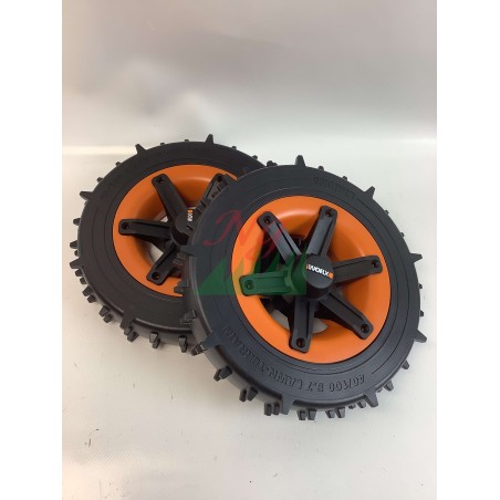 Kit rueda lastrada HIGH GRIP para robots WORX WR148 - WR147E.1 - WR155 | Newgardenstore.eu