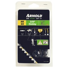 Chaîne de tronçonneuse à profil bas 3/8", 1,3 mm, 45 maillons, maillon de sécurité, tranchant biseauté | Newgardenstore.eu