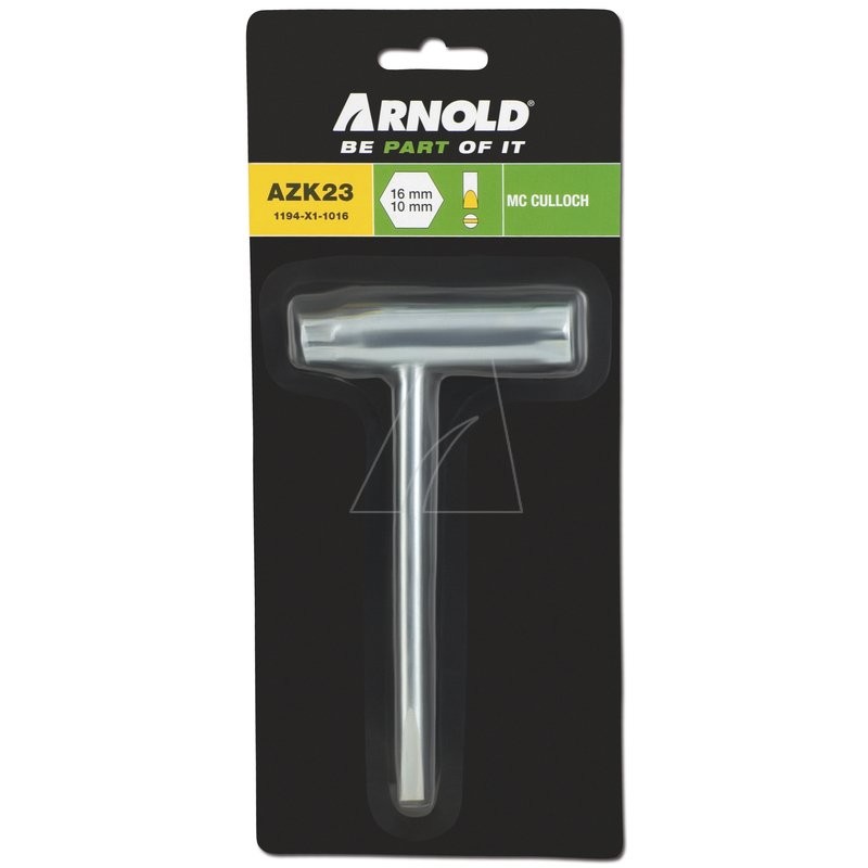 Llave para bujías de 10 mm x 16 mm x 88 mm