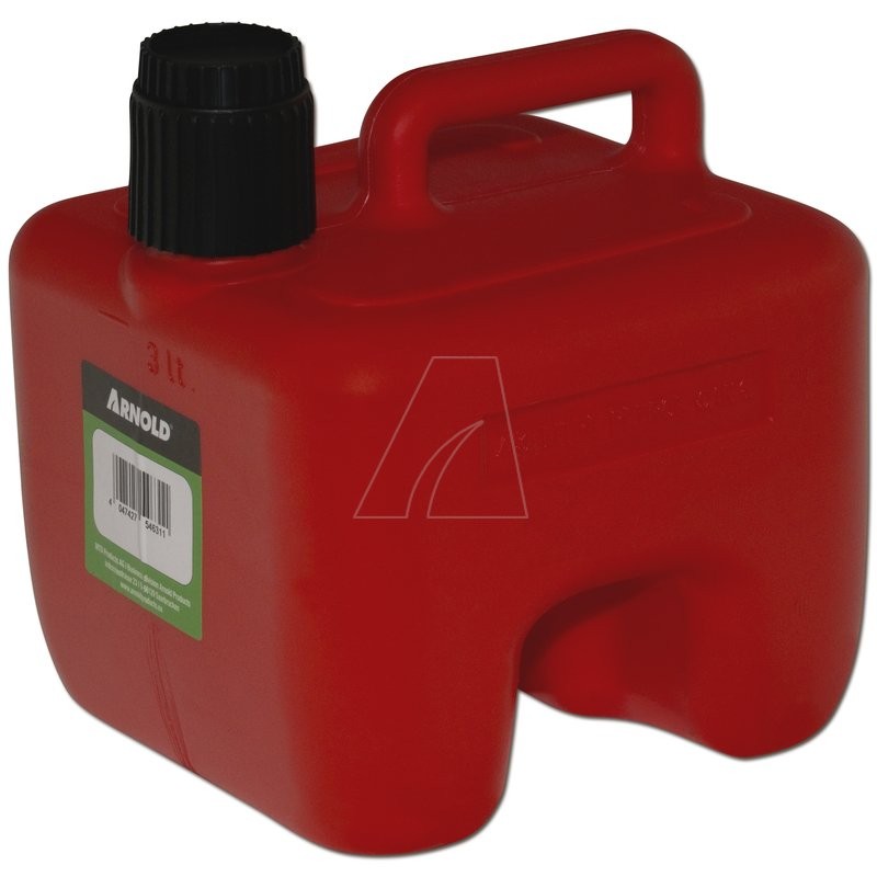 Bidon d'essence de 3 L, rouge, empilable
