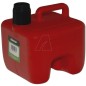 Bidón de combustible de 3 litros, rojo, apilable.