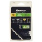 Catena per motosega 3/8" basso profilo, 1,3 mm, 55 maglie, con maglia di sicurezza, tagliente a mezzo scalpello
