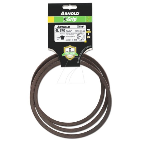 ARNOLD X-Grip 4L 670 Belt | Newgardenstore.eu