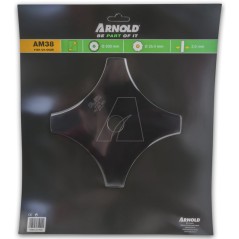 Cuchilla para desbrozadora de 20 cm, 4 filos de corte - orificio de 25,4 mm | Newgardenstore.eu